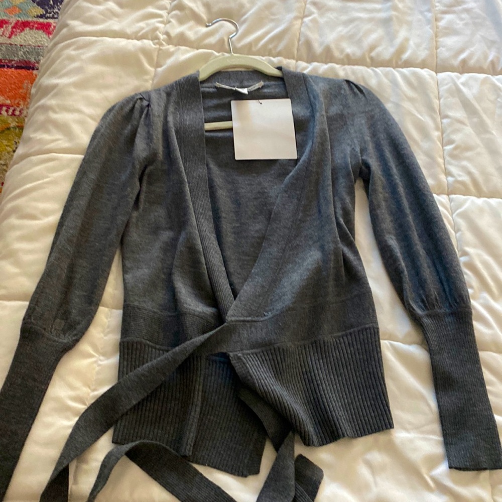 DVF wrap sweater